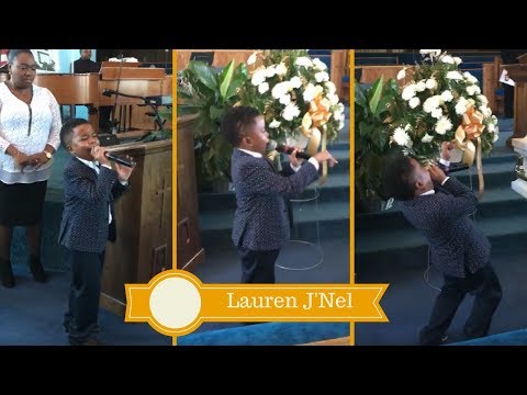 A Child Shall Lead Them: Little Boy Sings Vickie Winans "Safe In His Arms" At Home Going Service