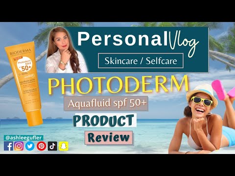 #skincare #ProductReview PHOTODERM AQUAFLUID SPF 50+  | Ashlee Gufler