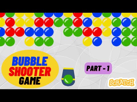 Bubble Shooter Game Part-1 in Scratch 3.0 || Color Shooter || Scratch Tutorial || Coding Tutorial