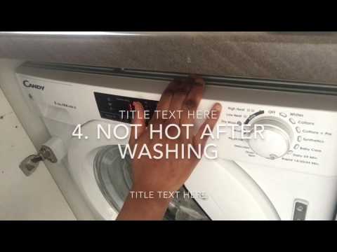 Candy washer dryer washing machine review CBWD8514D The best washing machine?