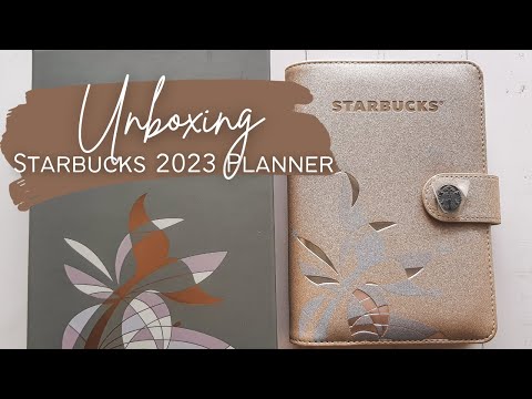 Unboxing: Starbucks Planner 2023