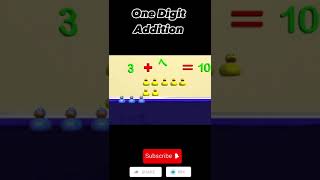 One digit addition example kids #fastmathtricks #mathstricksandtips #fastmathquestions