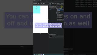 Element Styles in Devtools #shorts  #devtips #development #tutorial #coding #webdevelopment #code