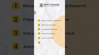 Unlock your path to success with our exclusive Tips & Tricks for Placement at IIPPT College.