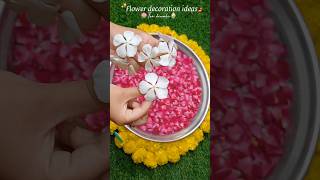 Diy Flower decoration ideas💛#diy #shorts #diwali #ytshorts #festival #trending #viralshort #ytviral