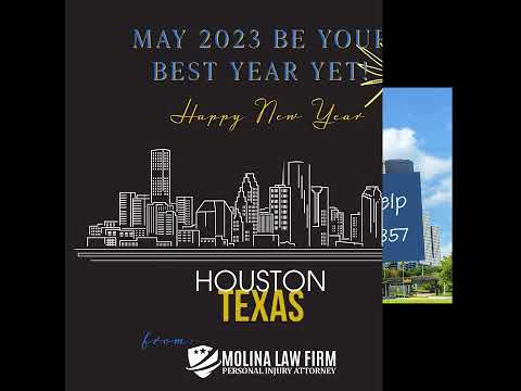 Happy New Year from Houston Accident Lawyer Rick Molina