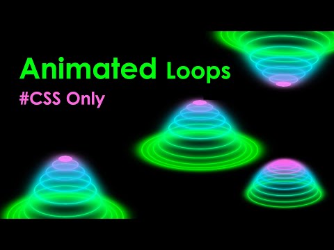 Realistic Animated Loops Using #Html and #CSS