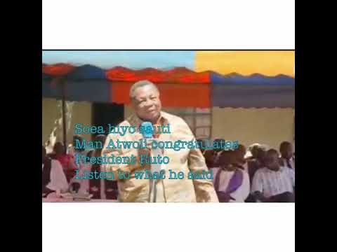 Soea sauti ya Ruto: Atwoli congratulates Ruto