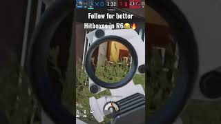 THE HITBOX OF R6 IS AWFUL😳‼️| Rainbow Six Siege #shorts