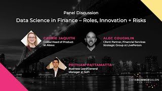 [Panel Discussion] Data Science in Finance: Roles, Innovation + Risks