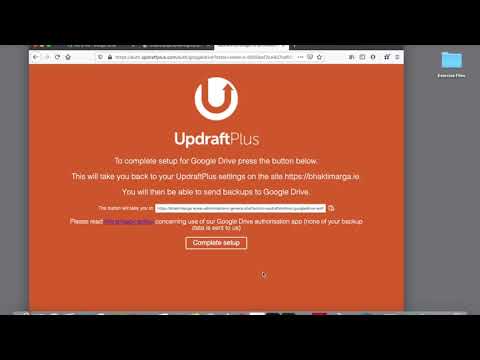 How to backup your website to Google Drive