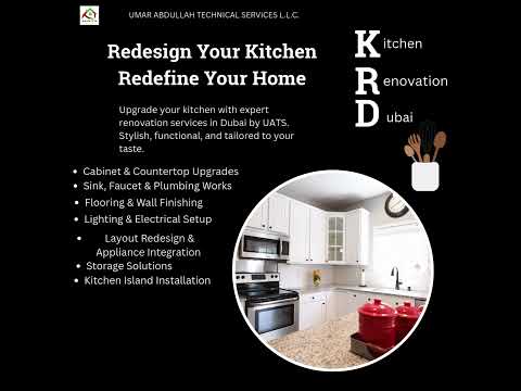 Kitchen Renovation Dubai | Stunning Makeovers by UATS ✨🏡