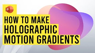 How to create motion gradients in PowerPoint! {tutorial} (aurora UI trend)
