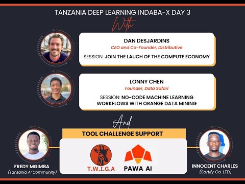Tanzania IndabaX 2025 Day Three - AI Compute, No-Code ML with Orange, Tool Challenges