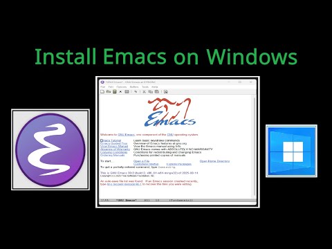 How to Install Emacs 30.2 on Windows 10/11 (2026) | Step-by-Step Guide