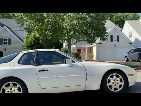 1989 Porsche 944 Turbo drive-by, passenger's side.