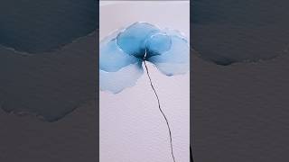 Unlock the SECRET of Painting Breathtaking Blue Transparent Watercolor Flower #watercolor #tutorial