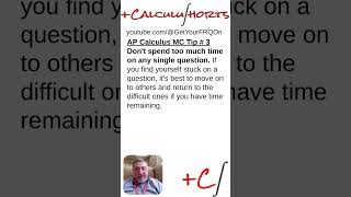 AP Calculus Multiple Choice Question Tips - 3 #calchelp #calculushelp #apcalchelp #apcalculushelp