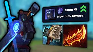 NEW Shen Build ACTUALLY Melts Towers *Q BUFFS*