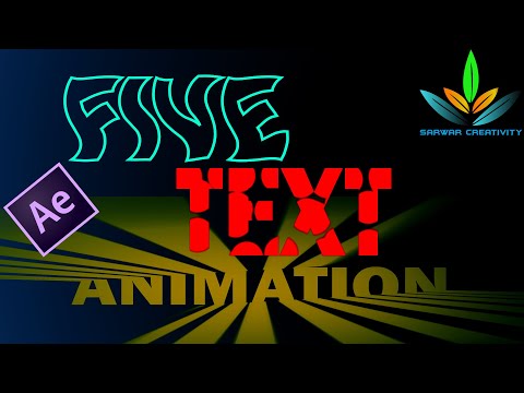 text animations | aftereffects | cinematic trailer | titles | SARWAR CREATIVITY