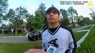 Drunk Kid Walks Away From Cop, Gives A Fake ID, Then Tries Taking It Back