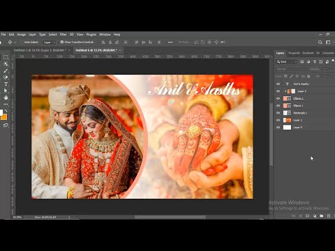 How to Create Wedding Album Design in Photoshop | Weeding Album Design | Photoshop | Graphic Design 