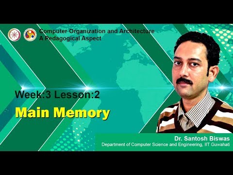 COA [Module 02 - Lecture 02]: Main Memory