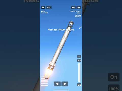 Tutorial on how to get into orbit in space fight simulator in land