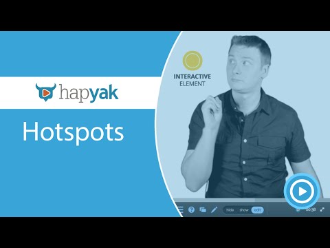 Hotspots in HapYak - Interactive video tutorial