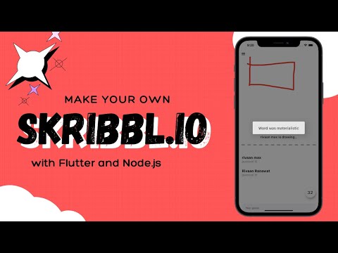 How To Build Your Own Skribbl.io | Skribbl.io Clone | Flutter Tutorial | Node.js | MongoDB | Sockets