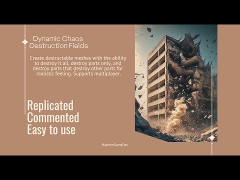 Create Dynamic Destructible for Unreal Engine #unrealengine #unrealenginetutorial #unrealengine5