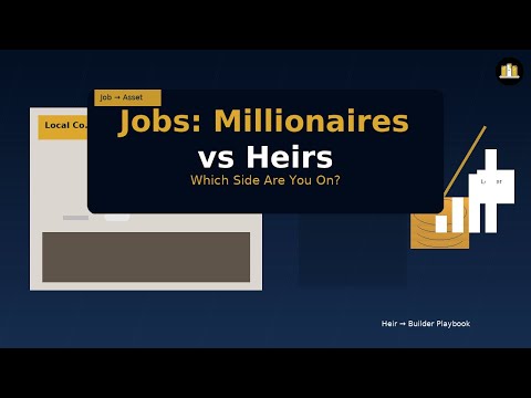 Jobs: Millionaires vs Heirs — The Millionaire Next Door (Ch.8) Explained