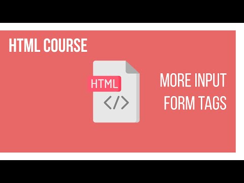 MORE HTML FORM TAGS AND CSS SHOWCASE | HTML COURSE