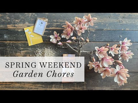 SPRING WEEKEND | Garden Chores: Starting Seeds & Chickens