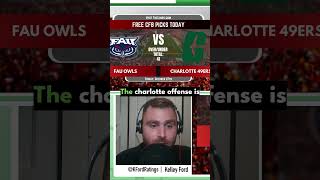 FLORIDA ATLANTIC (FAU) vs CHARLOTTE Predictions  #collegefootball #cfbprediction