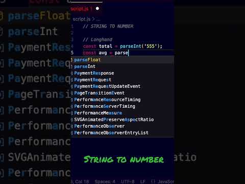 Javascript tip: String to Number ?? #shorts #javascript #coding #programming #viral