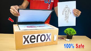 How to Make Xerox Machine At Home 🤩 || School Project