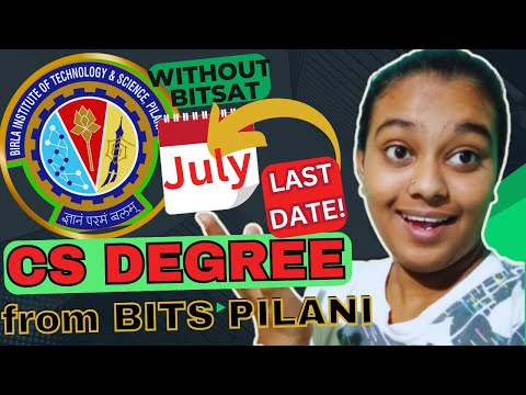 BITS Pilani CS Degree Without BITSAT | BITS Pilani Online Degree 😱|@ShrutiTalks