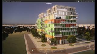 Threejs Architecture Visualization using WebGPU
