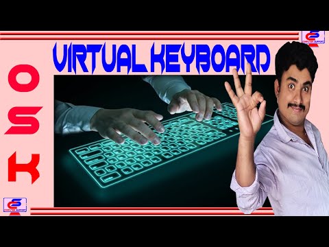 How to enable virtual keyboard in computer windows|| on screen keyboard in computer windows