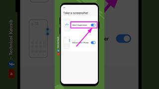 How to enable 3 finger screenshot in Redmi #shorts