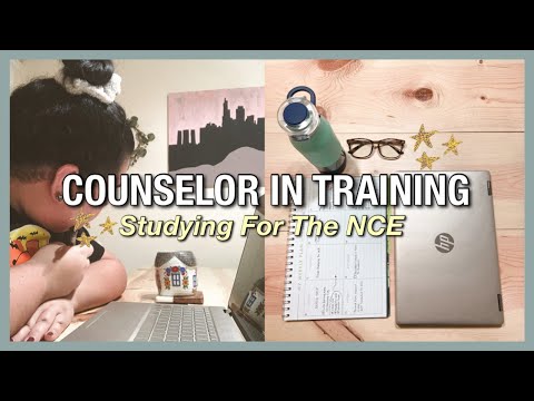 A Day In The Life of A Counselor In Training🗒☕️ | Studying For The NCE + Self-Care