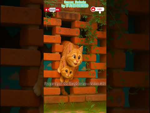 This Cat Was Just Peeking… Until Its Friend Showed Up! 🤯😆
