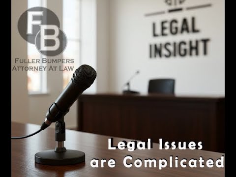 Legal Insight By an Attorney! Legal Issues Can be a Mess!