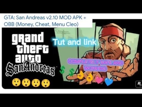 Completely working and safe no virus mod (GTA San Andreas mod APK ) link and tutorial
