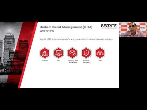 Webinar on "Peace of mind with the all new UTM 2.5"