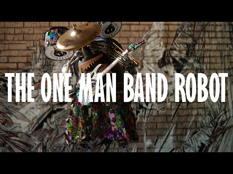 One man band robot