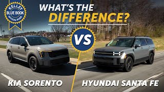 2025 Kia Sorento Vs 2025 Hyundai Santa Fe | What's The Difference?