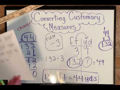 Converting Customary measures
