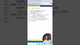 merge statement in SQL server #database #sql #dataanalysis #data #codingskills #shorts